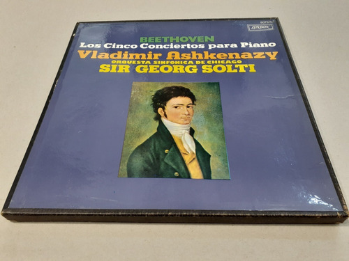 Los Cinco Conciertos Para Piano, Beethoven Ashkenazy - 4 Lp