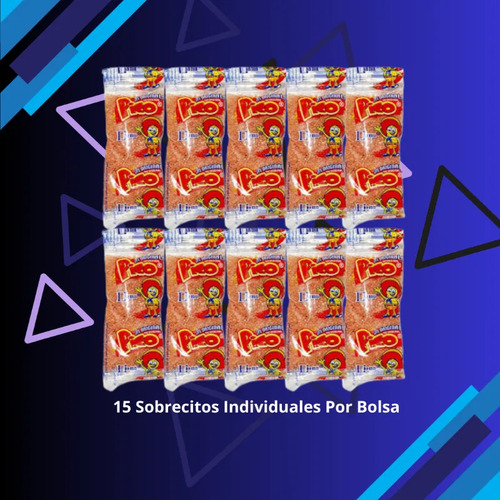 Delicioso Dulce En Polvo Típico Mexicano Chilito Picante Sabor Naranja Ideal Para Frutas Y Snacks Perfecto Para Negocios Fiestas Y Eventos Sabor Auténtico Caja Con 40 Bolsas De 15 Sobrecitos C/u