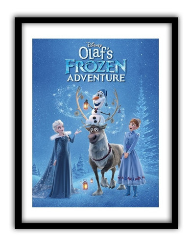 Cuadro Pelicula De Frozen Y Otras Princesas 34x44 Cm