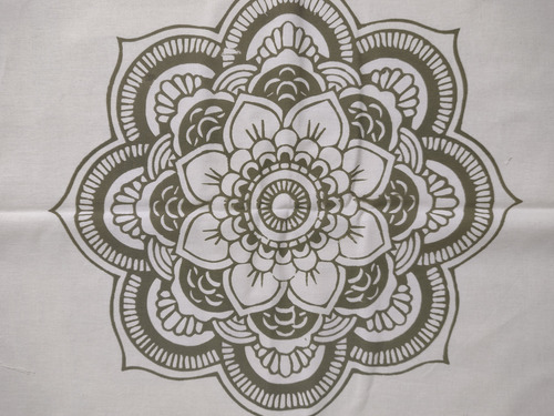Zafu Mandala Relleno Con Cascara, Medium 15 X 45 Cm