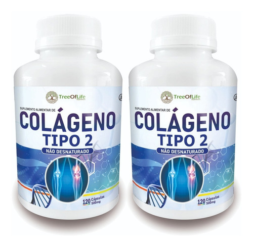 2x Colágeno Tipo 2 Uc Ii 40mg 240 Cápsulas