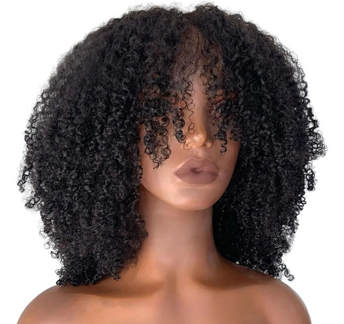 Peruca Cacheada Lace Wig Orgânica Aspecto Similar Ao Humano