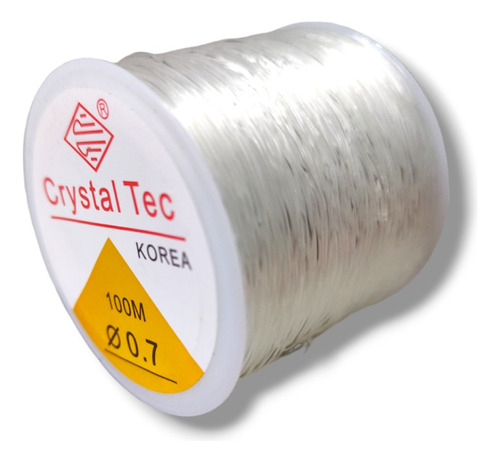 Elástico Crystal Tec Silicona Bisutería Pulseras 100 Mts 0.7