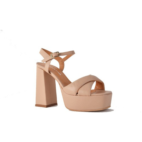 Sandalias Zapatos Cuero Tacos Mujer - Miller - Ferraro
