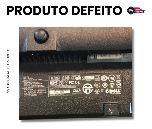 Monitor Dell 19 Defeito (não Liga) Carcaça Ótima E198wfpf (Usado)
