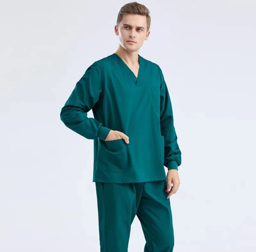 Uniforme Médico 100% Algodón Para Hombre Y Mujer, Uniforme D