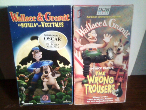 Lote Wallace And Gromit - 2 Vhs 