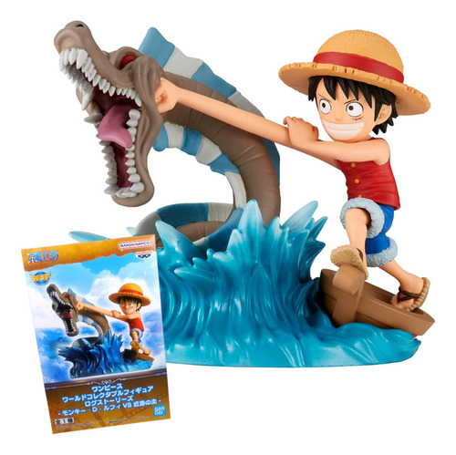 Figura Wcf Luffy V/s Sea Monster Log Stories One Piece