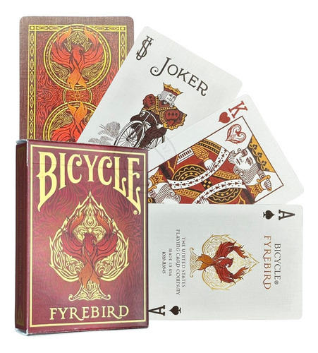 Bicycle Fyrebird / Poker Baraja Naipe Cardistry