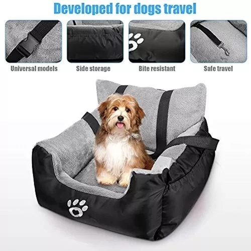 Cama Para Perro Asiento De Coche Para Perros, Asiento Elevad