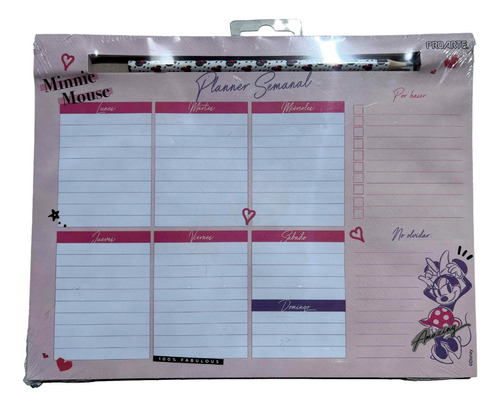 Planner Semanal - Disney 100 Minnie