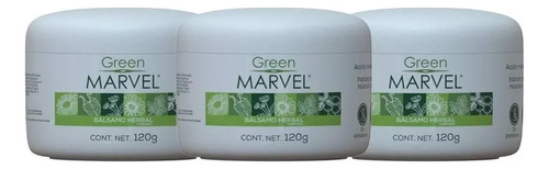  Green Marvel Para Dolor Muscular De 120 Gr 3pack