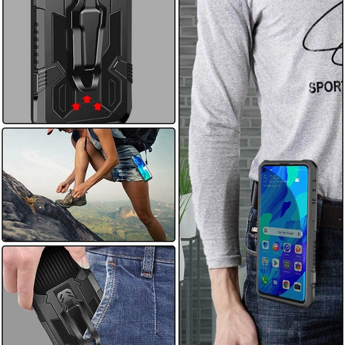 Estuche Protector Antichoque Armor Bracket Para LG K61 / Q61