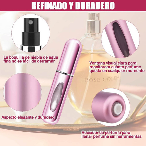 Perfumero Atomizador Recargable Portatil Para Perfume 5ml