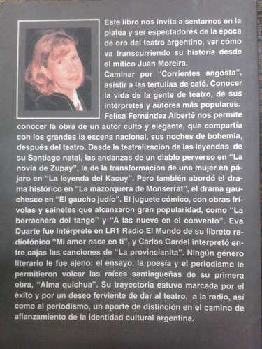 Imagen 2 de 7 de Carlos Shaefer Gallo * Teatro Argentino * Felisa Alberte *