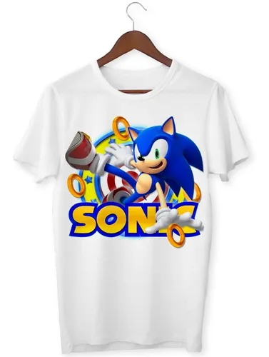 Remeras sonic para niños deals
