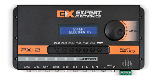 Crossover Digital Processador Áudio Expert Px-2 Pro 6 Vias