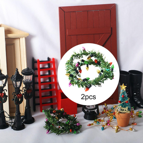 Muñeca Casera, Luces Navideñas, Rayas, Escena De La Vida, 3