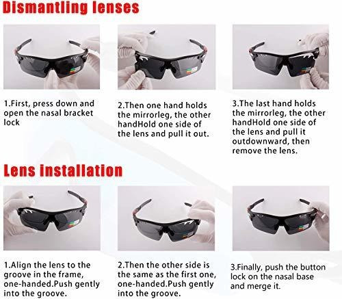 Gafas De Sol Fghuim Outdoor Polarized Sports Sunglasses W- 