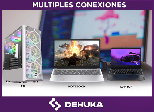 Joystick Mando Pc Usb Gamepad Dehuka Pc Notebook PC Gamer Inalambrico USB Dehuka