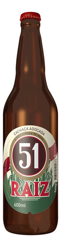 Cachaça Adoçada 51 Raiz Garrafa 600ml