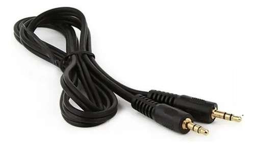 Cabo Auxiliar P2 X P2 Macho 2m 3.5mm Reforçado Ponta Dourada