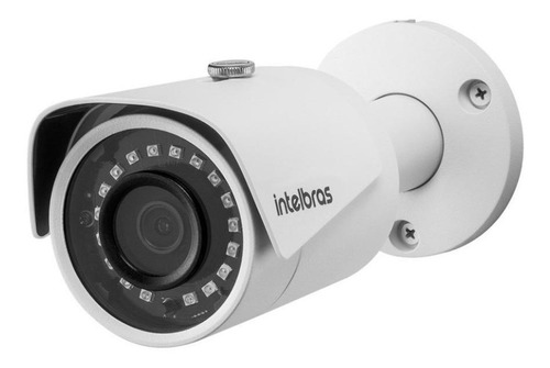 Câmera de segurança Intelbras VIP 3230 B 3000 com resolução de 2MP visão nocturna incluída branca