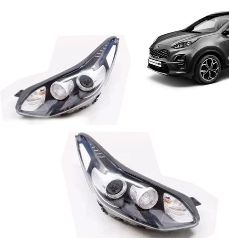 Par Farol Sportage 2017 18 19 Manual Com Projetor