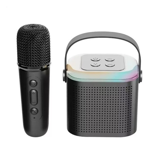Caixinha Som Microfone Sem Fio Bluetooth Karaokê Muda Voz