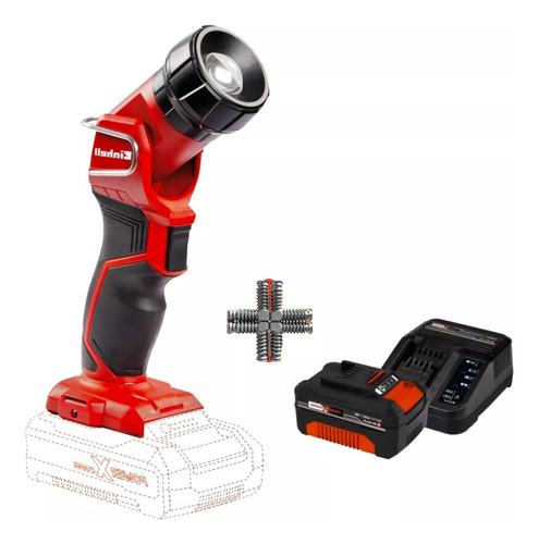 Combo Linterna Inalambrica 18v Einhell + Starter Kit 4.0 