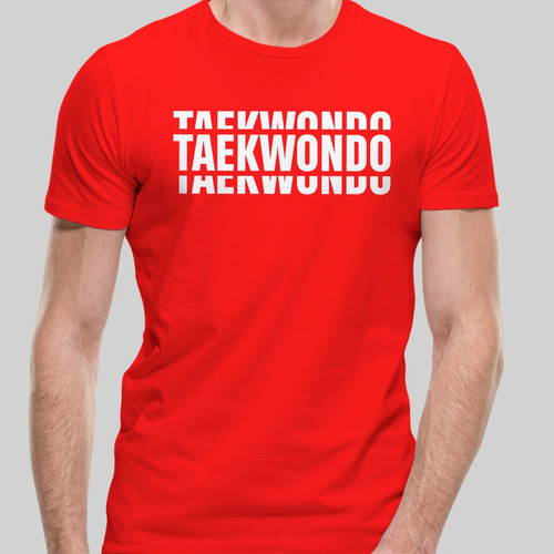 Playera Personalizada Tae Kwon Do Vinil Textil Taekwondo