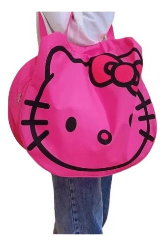 Hello Kitty Bolso Maleta De Viaje Gran Capacidad Colores Color Fucsia