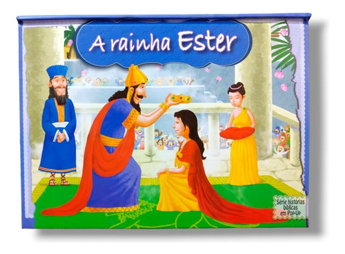 Livro Pop-up Bíblico Maquete A Rainha Ester C P B 3d: Rainha Ester, De Evangélico Infantil. Rainha Ester Editorial Casa, Capa Dura, Edição Pop Up 3d Em Português, 2022