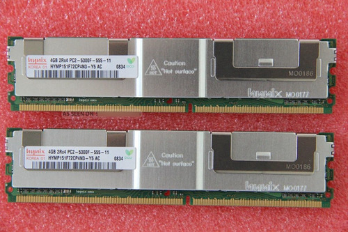 Kit 16gb (4x4gb) Ddr2 Fbdimm Pc5300f Para Servidor Mac Pro