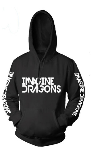 Buzo Canguro De Imagine Dragons / Logo Rock Internacional 12