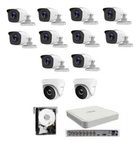 Comprar Dvr 16 Canais Hilook + 12 Cameras  Hilook + Hd 1t + Brinde
