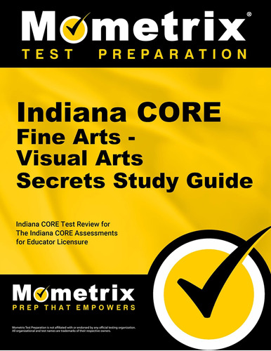 Libro: Indiana Core Fine Arts - Visual Arts Secrets Study Gu