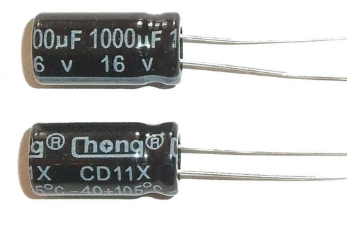 Capacitor Electrolitico 1000uf X 16v 105º x10 Unidades