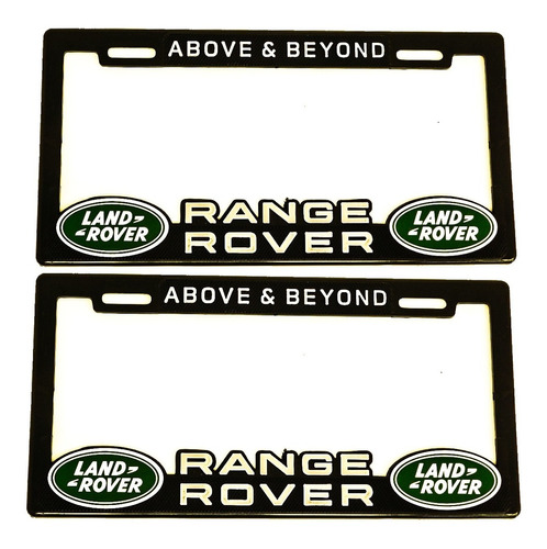  Portaplacas Premium Range Rover Juego 2 Piezas