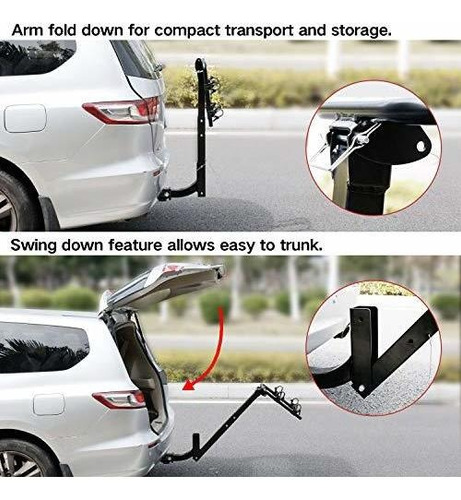 Soporte Plegable Para 2 Bicicletas Para Coches, Camioneta