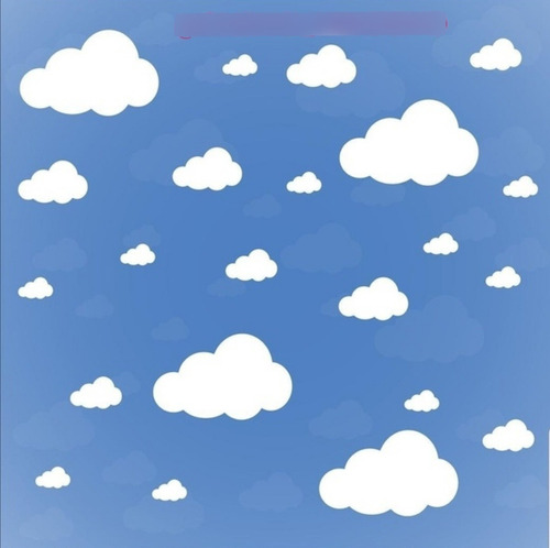 Vinilos Decorativos, Nubes, 20x25cm