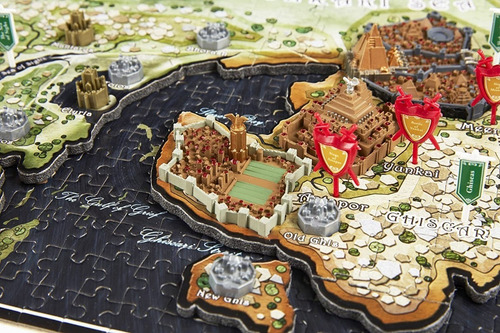Imagen 3 de 3 de Rompecabezas 4d Juego De Tronos Essos Cityscape