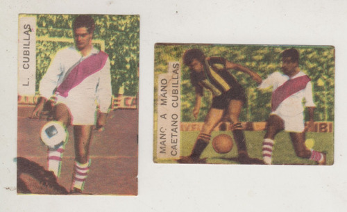 1966 Futbol 2 Figuritas Luis Cubilla River Plate Argentina