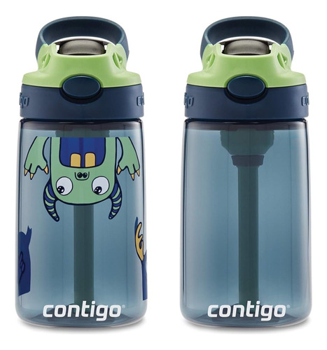 Contigo Aubrey Kids Botella De Agua Limpiable Con Pajita De 