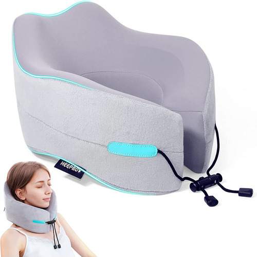 Almohada Viaje Para Cuello Espuma Viscoelastica Cervical. 