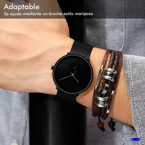 Reloj Crrju Hombre Dise o Ejecutivo Premium Color De La Correa