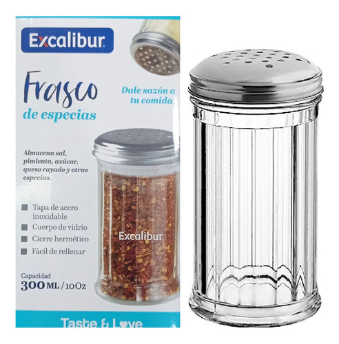 Azucarera Quesera Especias Dispensador 10oz Canela Azúcar 