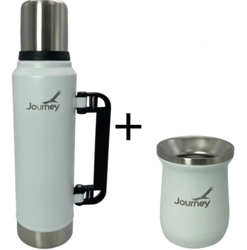 Combo Journey Termo 1.3l + Mate Acero Inoxidable 