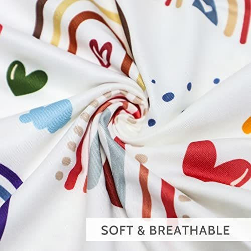 Funda Almohada Lactancia Arcoíris, Bebé Niñas, Suave Ajuste
