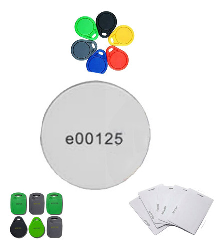 Rfid Sticker Llave Electronica De Acceso A Edificios 125k